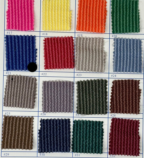1 Yard Waved Urban Rib Knit Fabric Stretch Textured Polyester 60 Inch Width