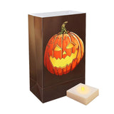 Lumabase 0.83ft Lighted Jack-o-Lantern Luminaria 6 Pack