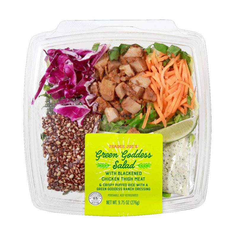 Green Goddess Salad – Blackened Chicken & Red Rice