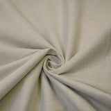 Upholstery Weight Poly Linen Fabric - Ivory, Taupe, Non Woven Backing, 60" Width (1 Yard)
