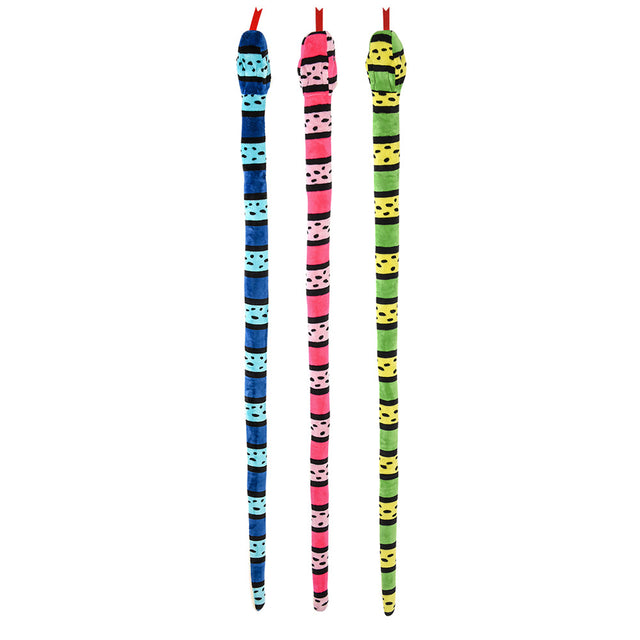 Plush Snake Assortment 67"
