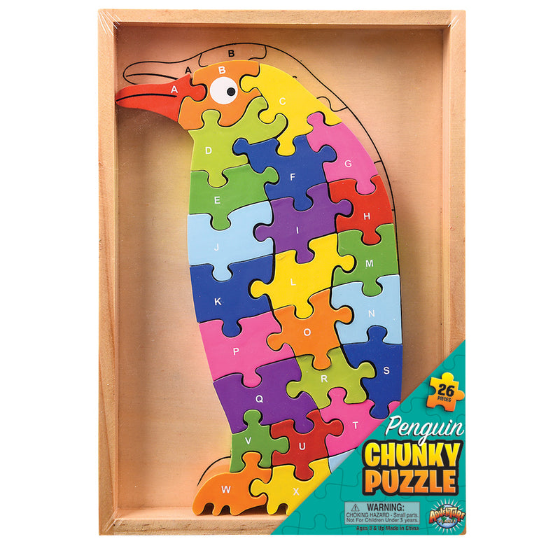Wooden Penguin Letter Puzzle