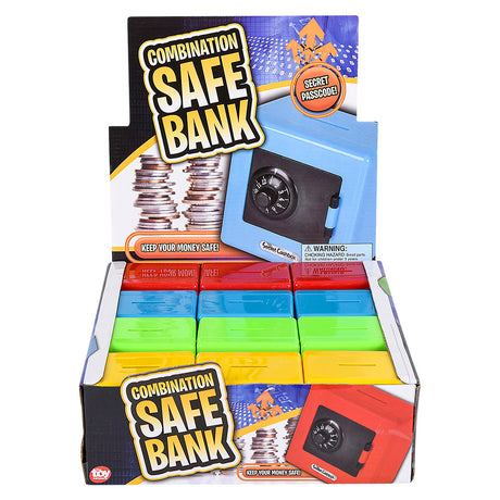 Plastic Combination Safe Bank (1 DZ)