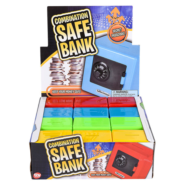 Plastic Combination Safe Bank (1 DZ)