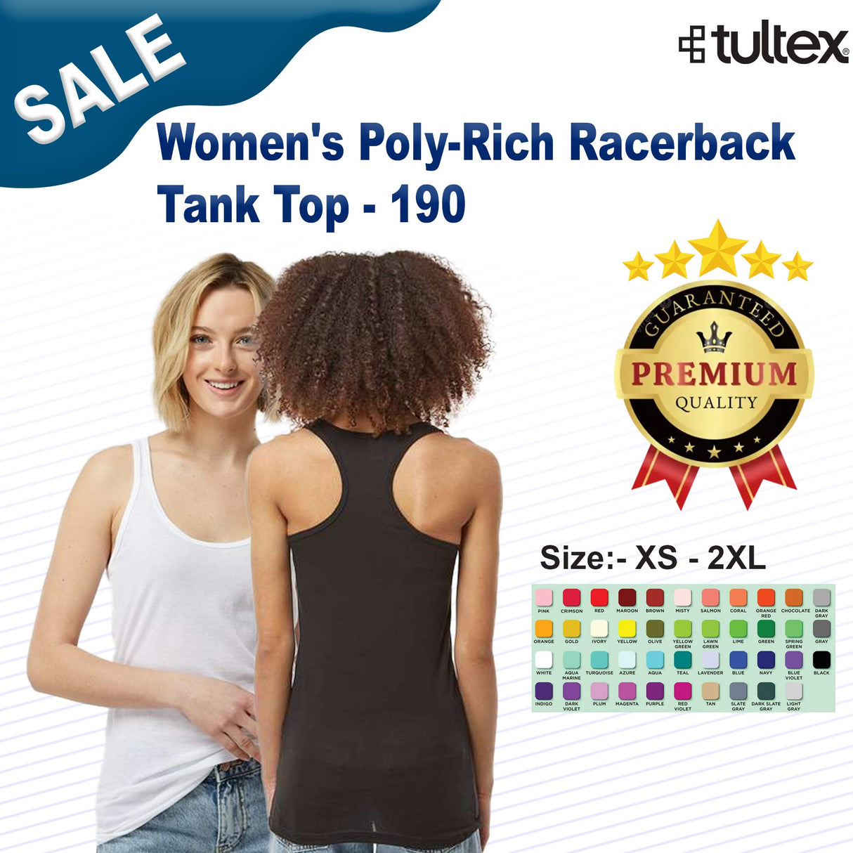 Women's Poly-Rich Racerback Tank Top