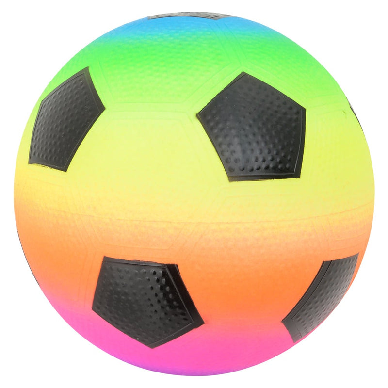 Rainbow Soccer Playground Ball 9"