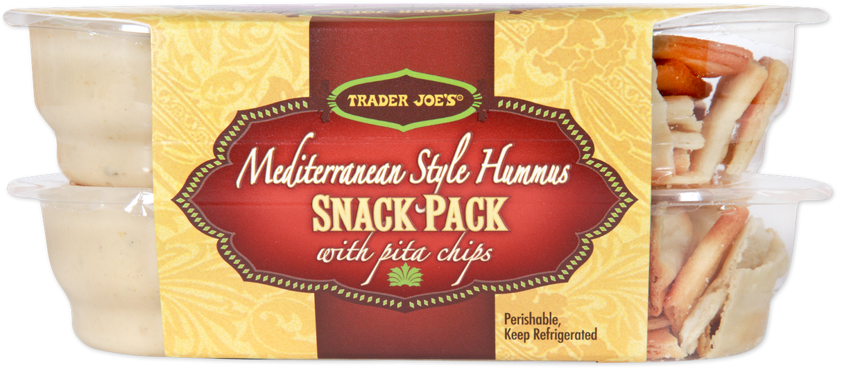 Mediterranean Hummus Snack Pack with Pita Chips