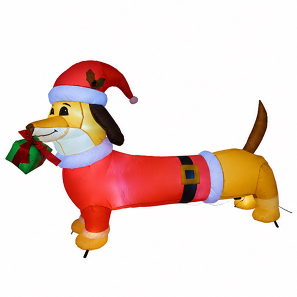 5FT Long Dachshund Christmas Yard Decoration Prop