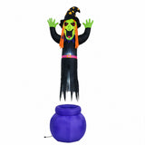 12FT Halloween Floating Witch Inflatable Yard Decor