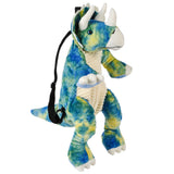 Plush Triceratops Backpack (20")