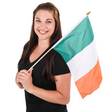 Irish Flag on Pole (1 DZ)