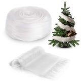 Faux Fur Ribbon Trim Fabric White