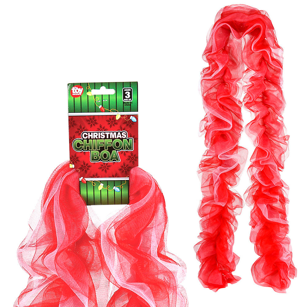 Christmas Chiffon Boa (1 PC)