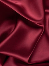 Stretch Satin Burgundy