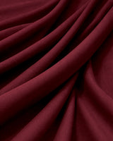 Stretch Denim Look Twill Burgundy