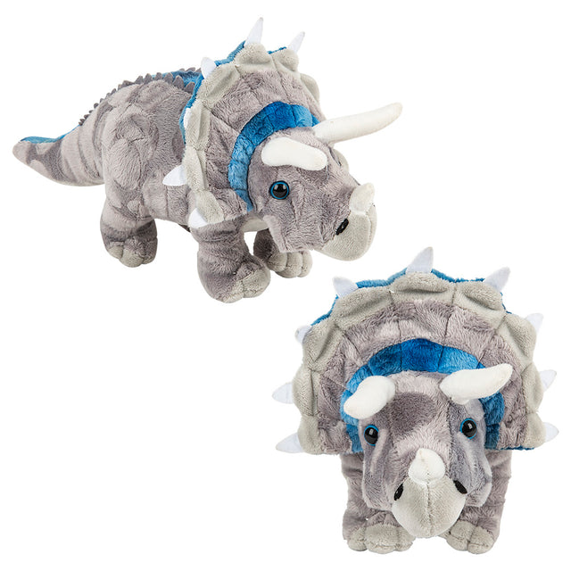 Triceratops Plush 13 Inch Animal Den