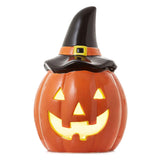 Casafield Pre Lit Ceramic Halloween Jack-o-Lantern Tabletop Decor