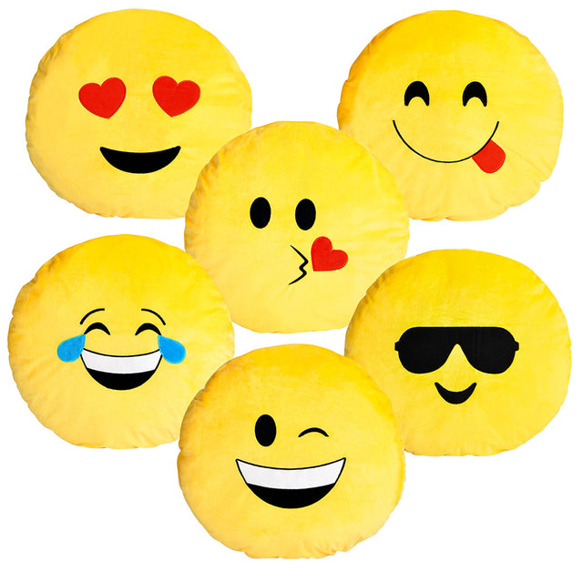 Emoticon Pillow 18" Plush (1 PC)