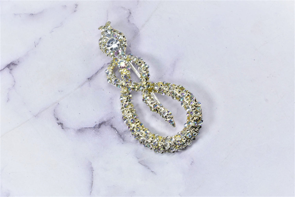 Rhinestone Snake Buckle Connector