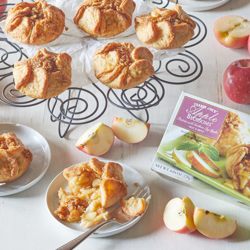 Apple Blossoms Cinnamon Crumble Filled Pastry Dessert 8.04 Oz