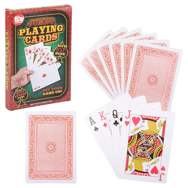 Jumbo Playing Cards 5 x 7 (1 DZ)