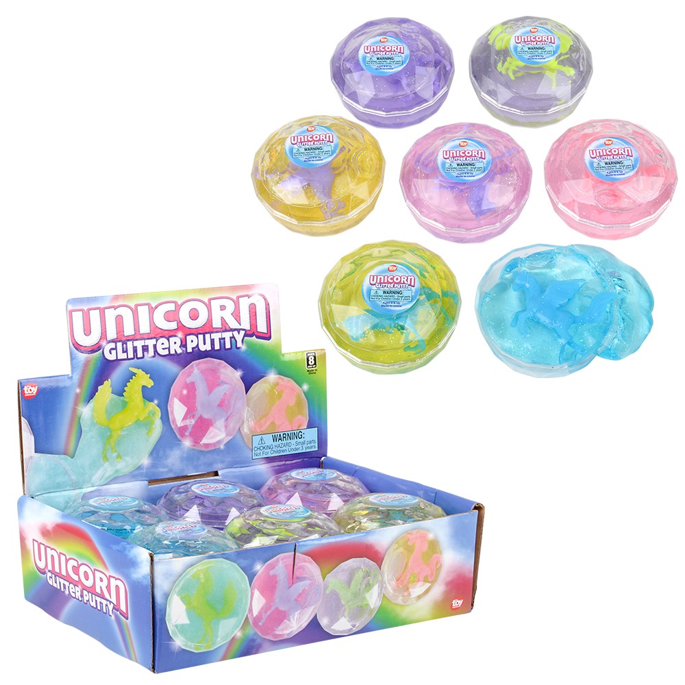 Unicorn Glitter Putty (1 DZ)