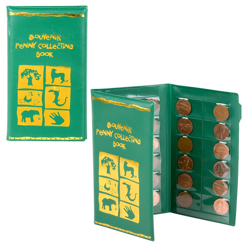Zoo Souvenir Penny Holder Book
