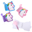 Unicorn Notebook With Feather Pen (1 DZ)
