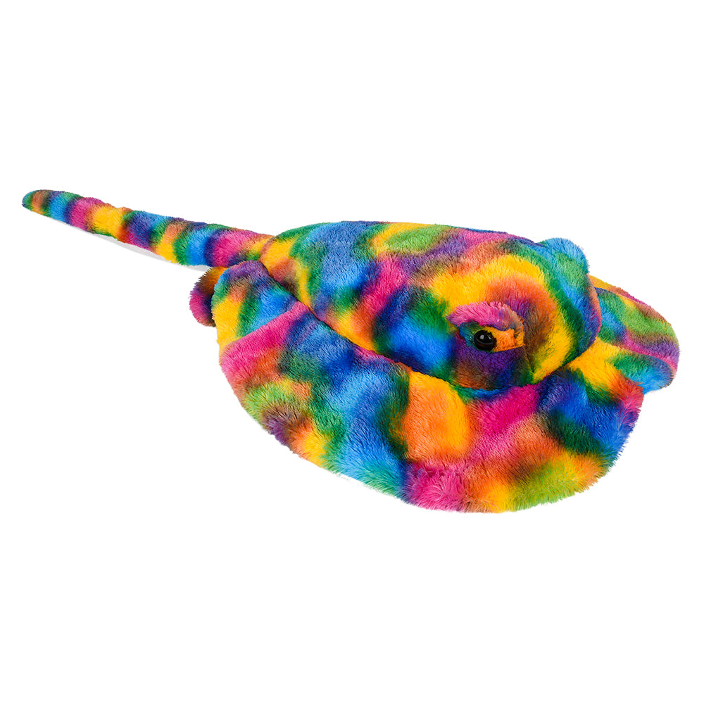 Rainbow Splatter Stingray Plush (44 in)