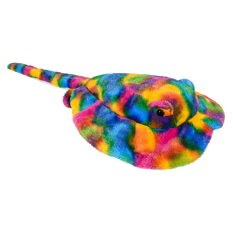 Rainbow Splatter Stingray Plush (44 in)