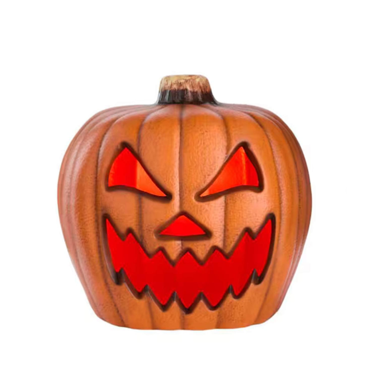 12 in Halloween Classics Battery Operated Animated Lighted Talking Rotten Jack-O-Lantern The Home Depot Home Accents Holiday