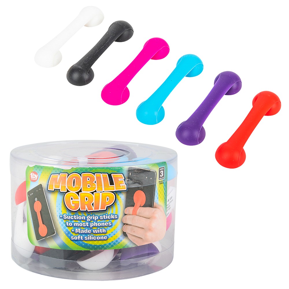 Silicone Mobile Grip (24 Pc Canister)