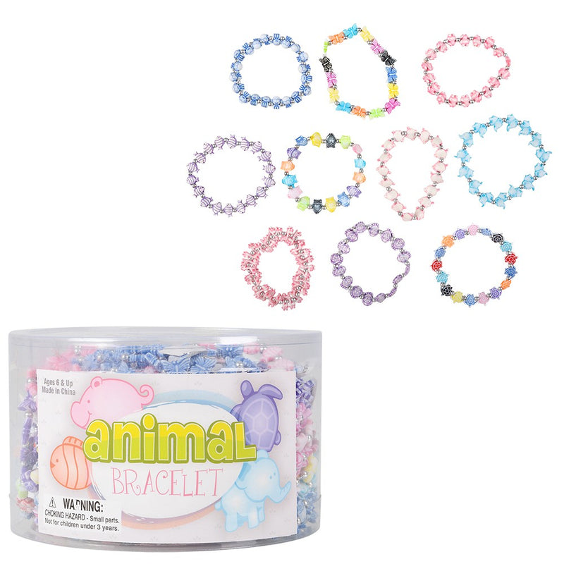 Animal Stretch Bracelets 72ct