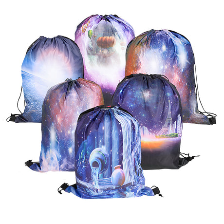Galaxy Backpack 16" Drawstring Bag (1 DZ)