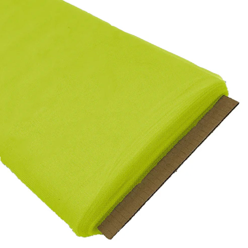 Lime Green Tutu Tulle Fabric - Lime Green Sheer Netting, 54" Width (5 Yards)