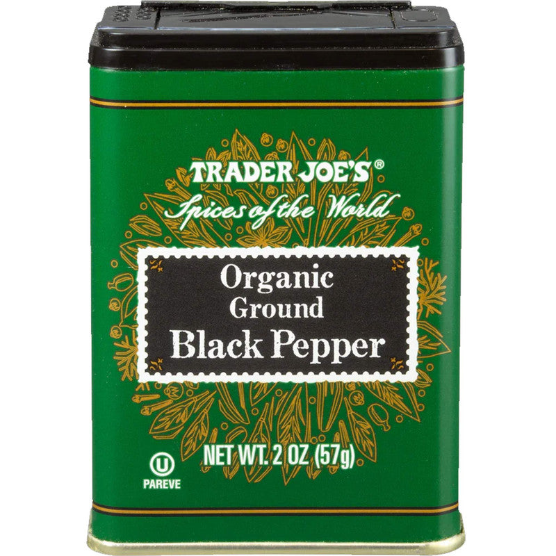 Organic Ground Black Pepper 2 Oz