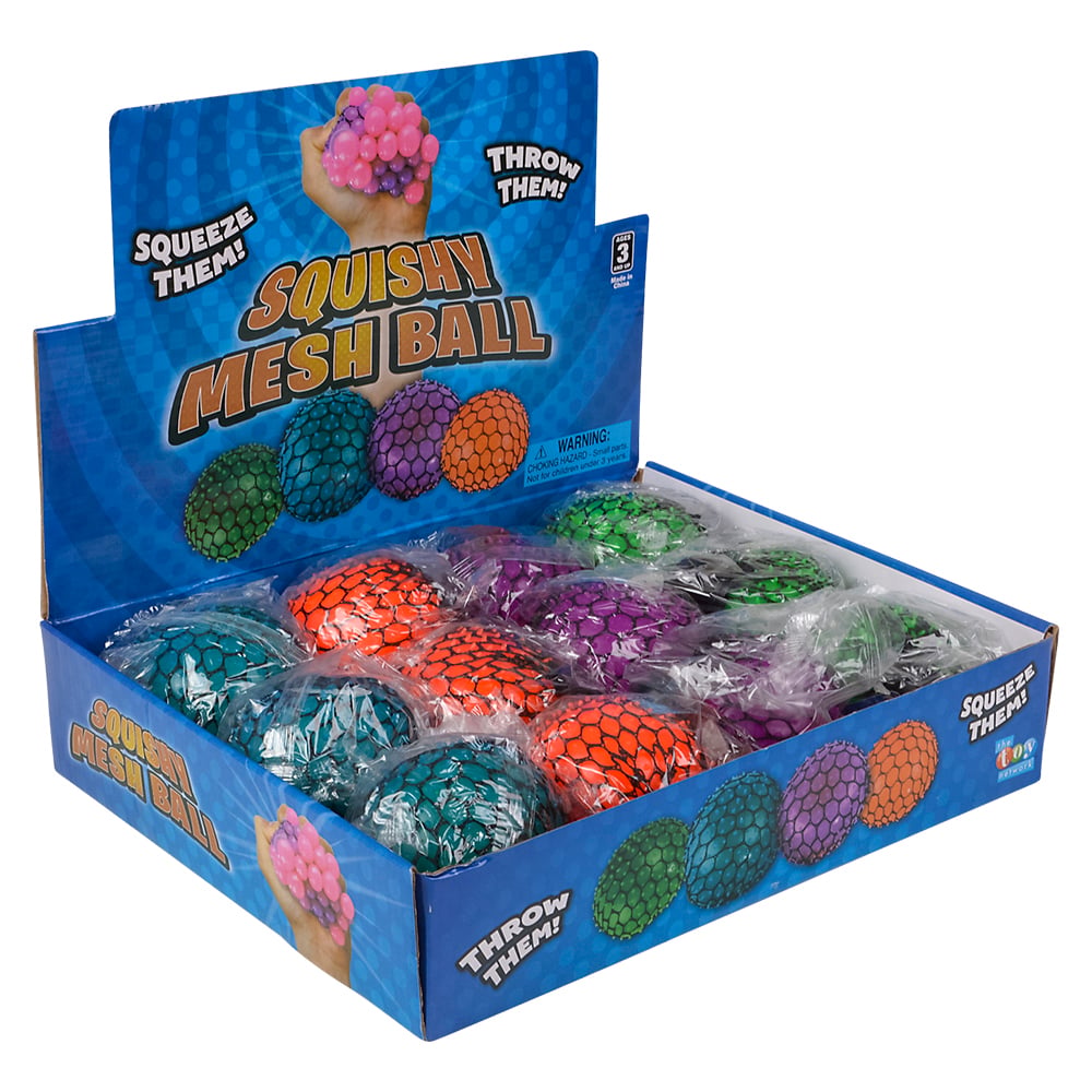 Neon Mesh Squeeze Ball (1 DZ)