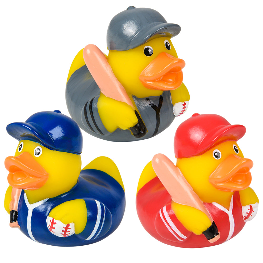 Baseball Rubber Duckies (1 DZ)
