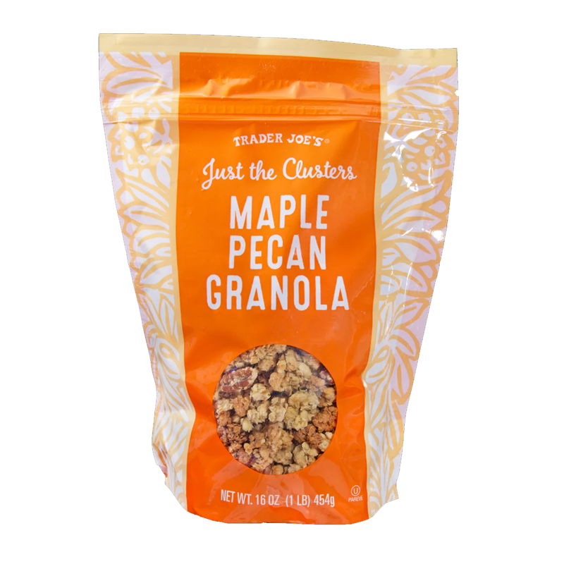 Trader Joe’s Just The Clusters Maple Pecan Granola 16 Oz