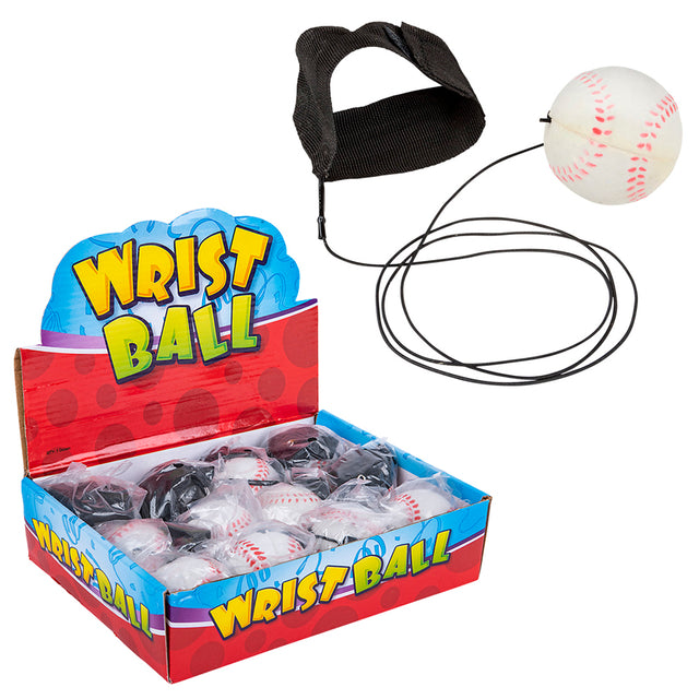 Baseball Wrist Band Return Ball (1 DZ)