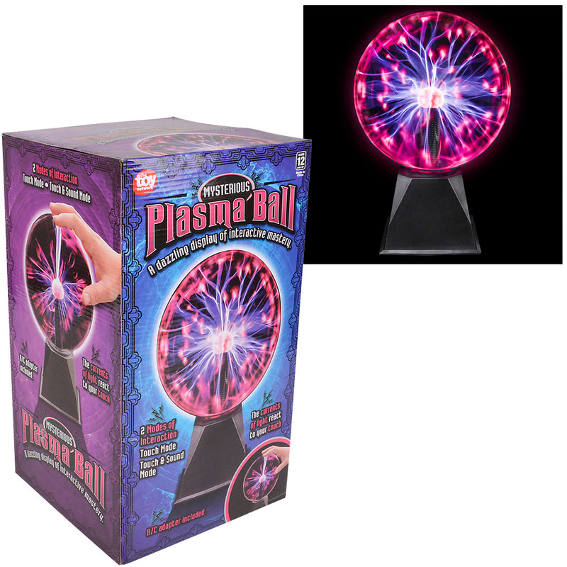 Plasma Ball Lamp 8" Red