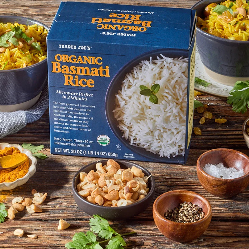 Organic Basmati Rice Long Grain Aromatic Ready to Heat 30 Oz
