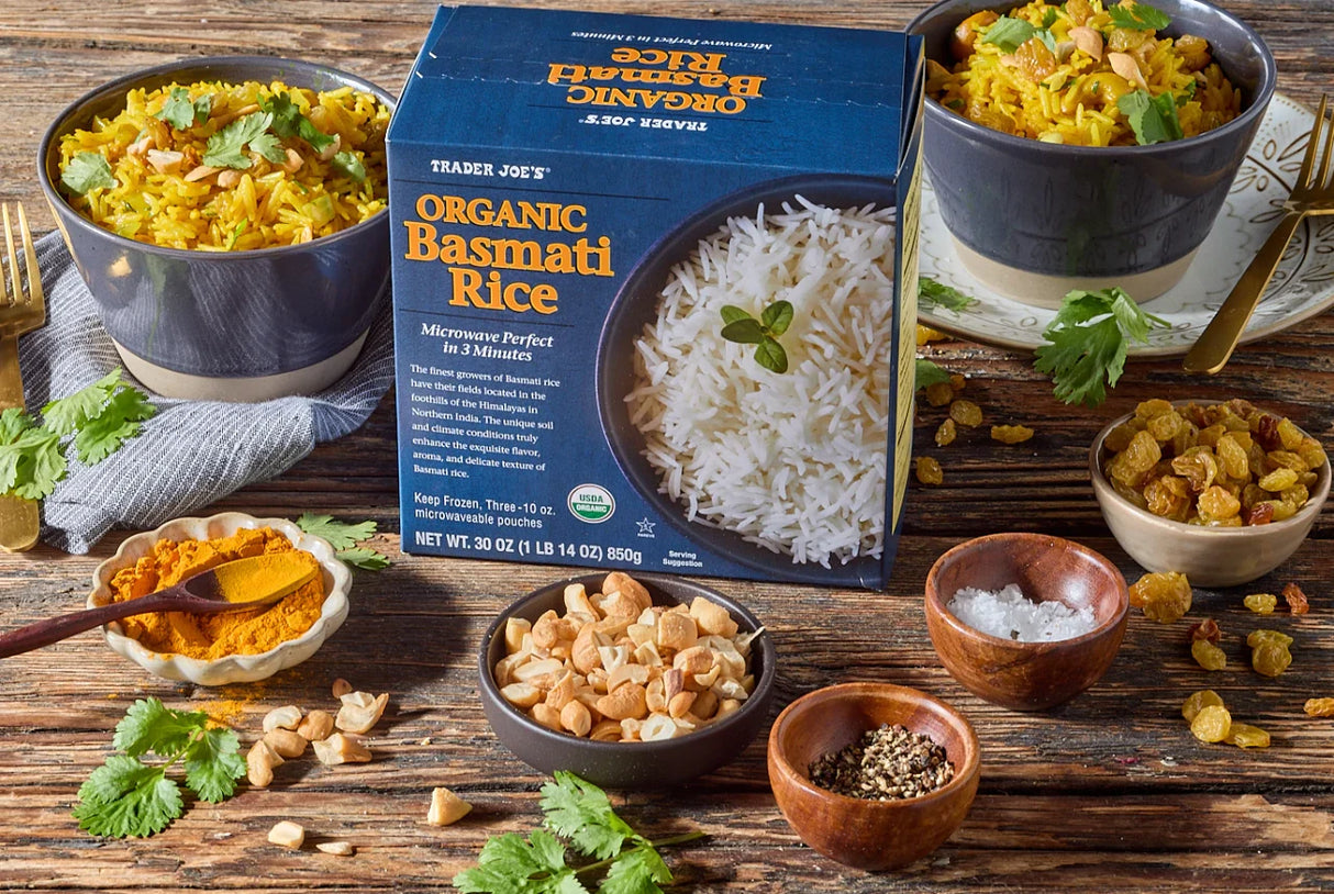 Organic Basmati Rice Long Grain Aromatic Ready to Heat 30 Oz