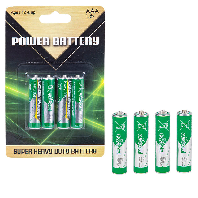 AAA Batteries (4 PC Blister Card)