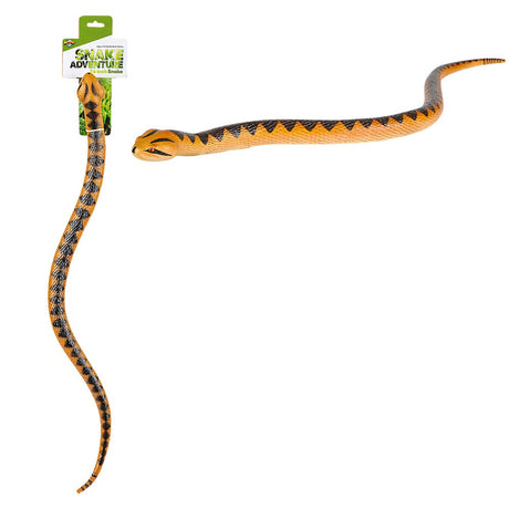 Rubber Dark Rattlesnake Toy 26"