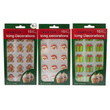 Christmas Edible Cake Decorations Candy Cupcake Topper