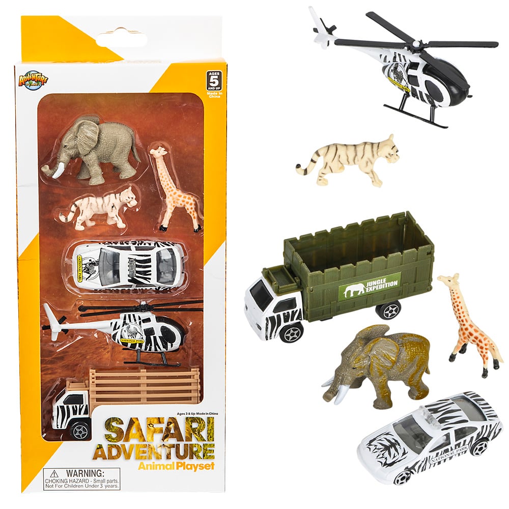 Animal Die-Cast Play Set (6-Piece)