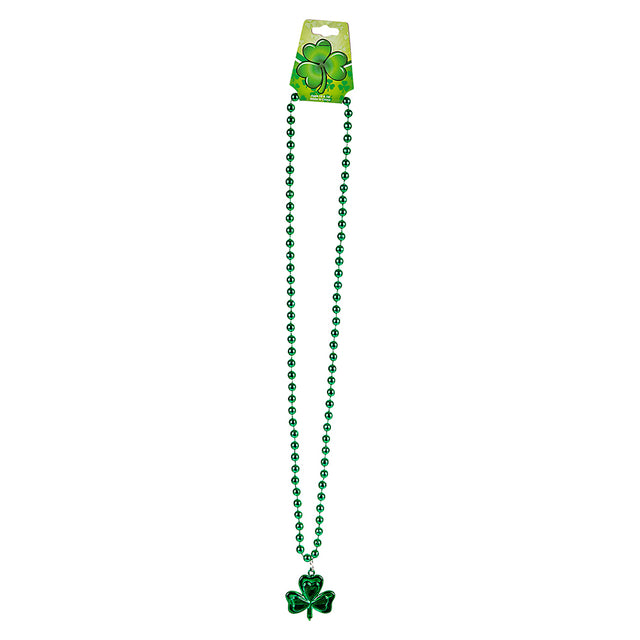 Shamrock Beaded Necklaces (1 DZ)