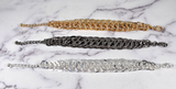 Metal Chainmail Bracelet Shaggy Loop