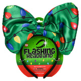 Christmas Light-Up Bow Band